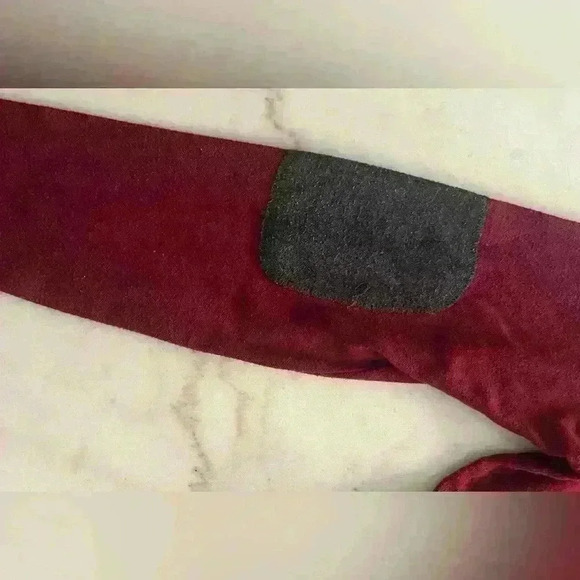 MIT thinks sweatshirt with elbow patches made in the USA by U-Trau maroon XL. - Picture 5 of 5